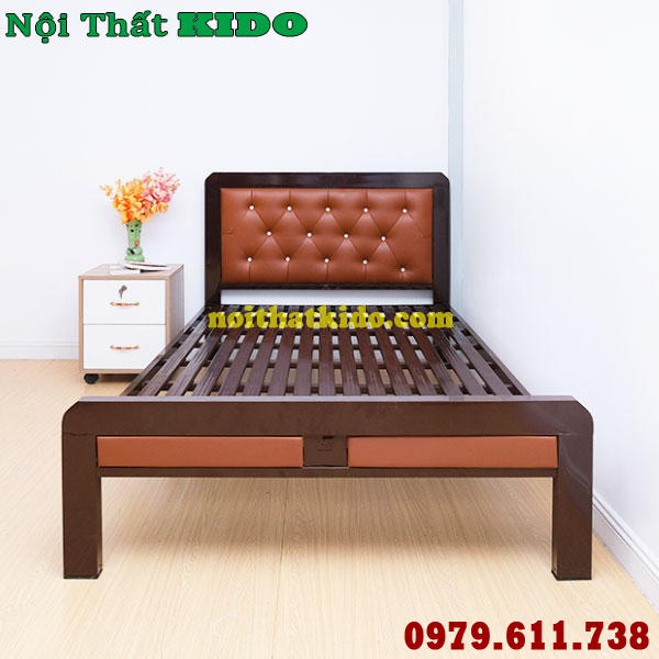 Giường sắt 80cm x 2m