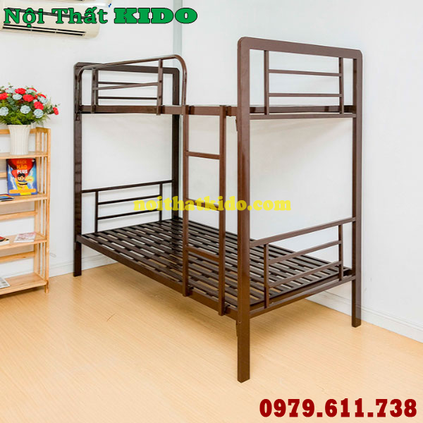 Giường sắt 2 tầng 1m2