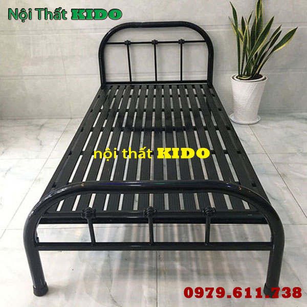 Giường sắt 1m x 2m