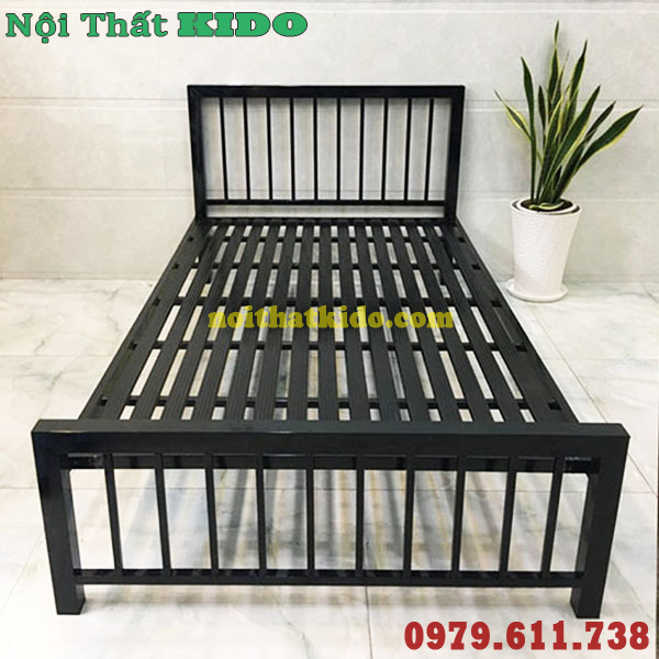 Giường sắt 1m x 2m