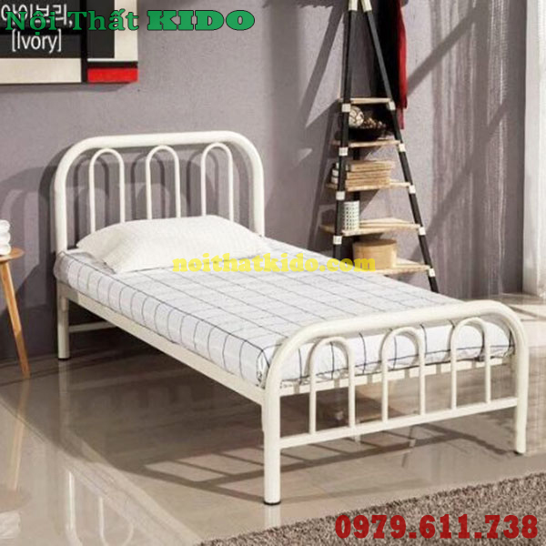 Giường sắt 1m x 2m