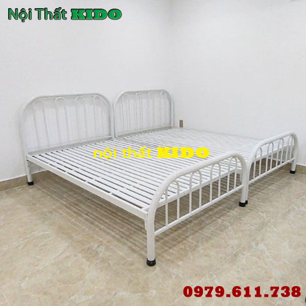 Giường sắt 1m x 2m