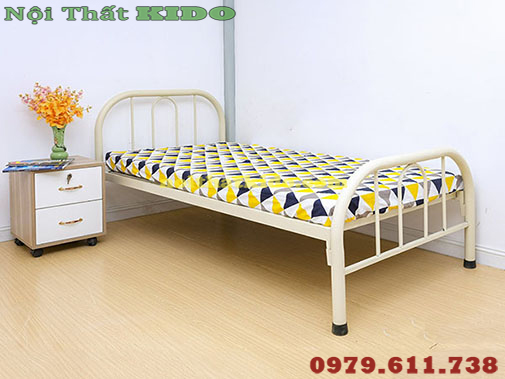 Giường sắt 1m x 2m