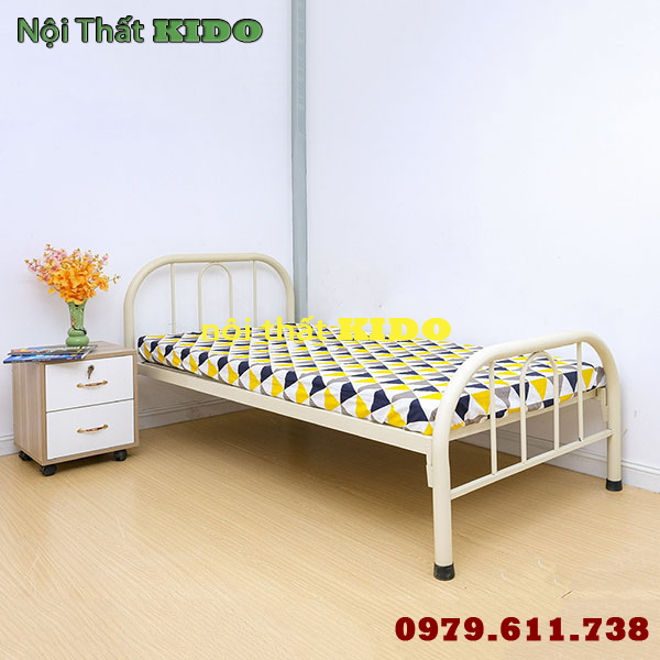 Giường sắt 1m2 x 2m