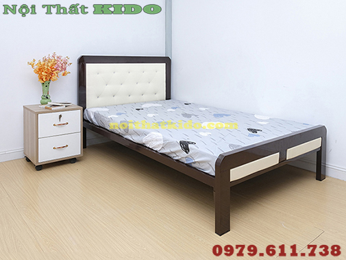 Giường sắt 1m2 x 2m