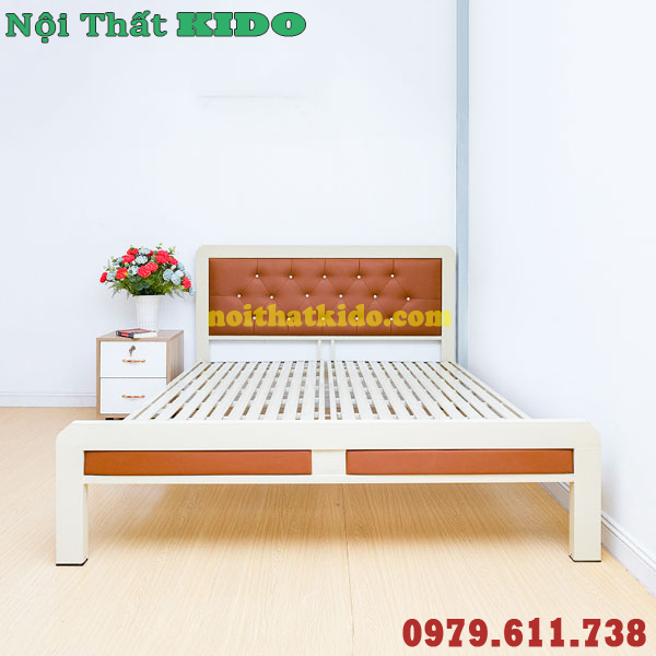 Giường sắt 1m4 x 2m