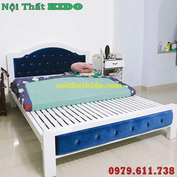 Giường sắt 1m4 x 2m