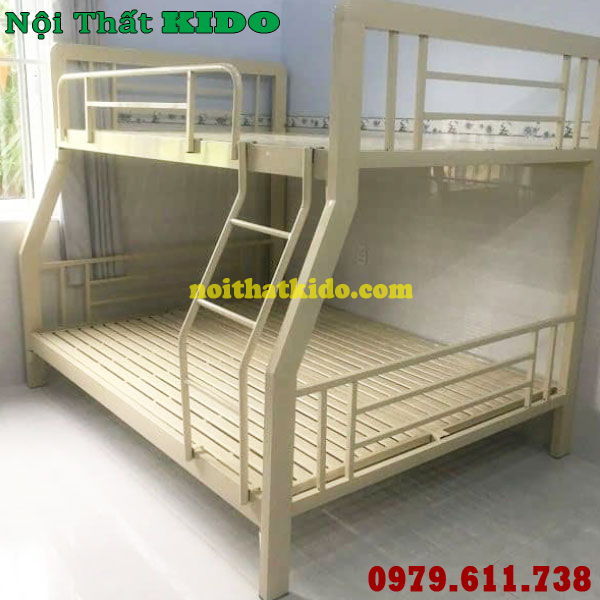 Giường sắt 2 tầng 1m6 x 2m