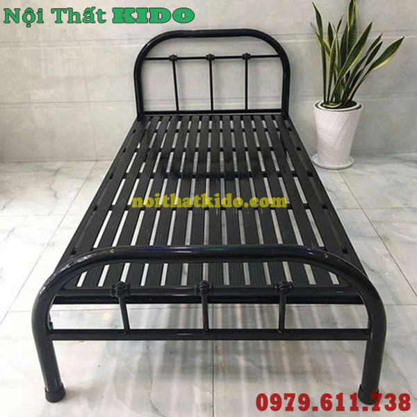 Giường sắt 80cm x 2m