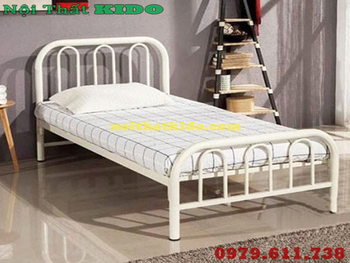 Giường sắt 80cm x 2m