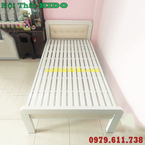 Giường sắt 80cm x 2m