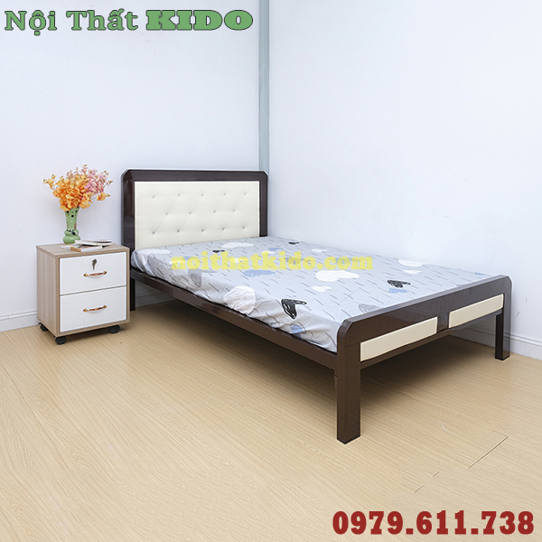 Giường sắt 80cm x 2m