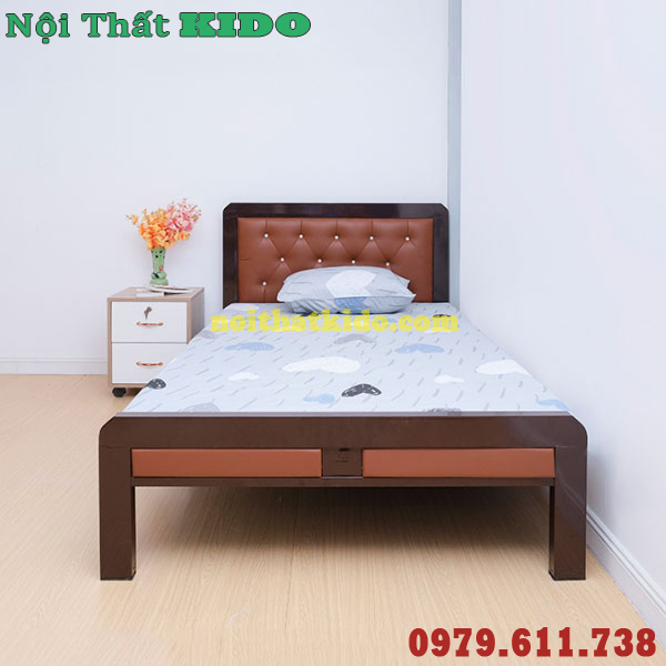 Giường sắt hộp 1m2