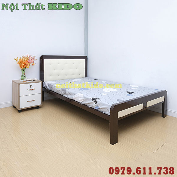 Giường sắt 1m x 2m