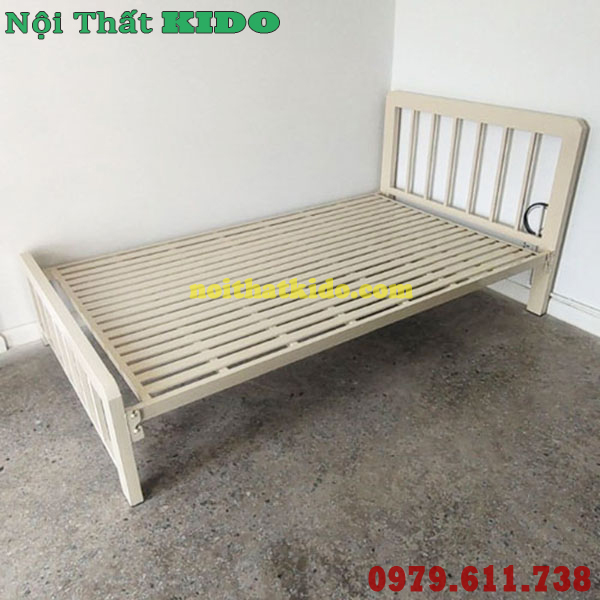 Giường sắt 80cm x 2m