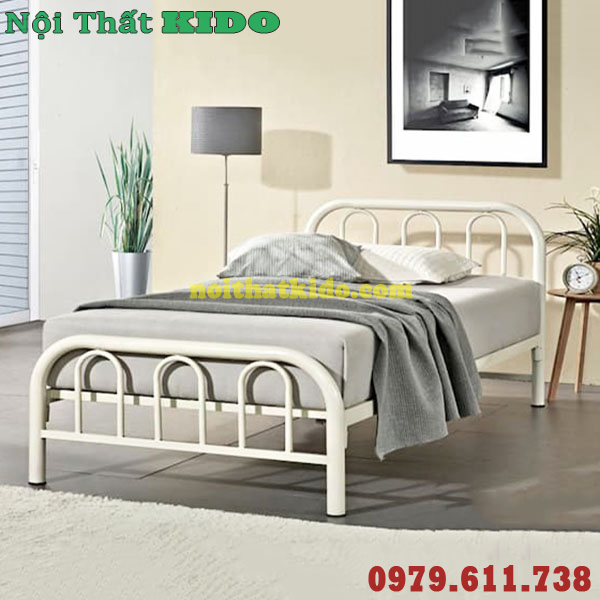 Giường sắt 1m2 x 2m