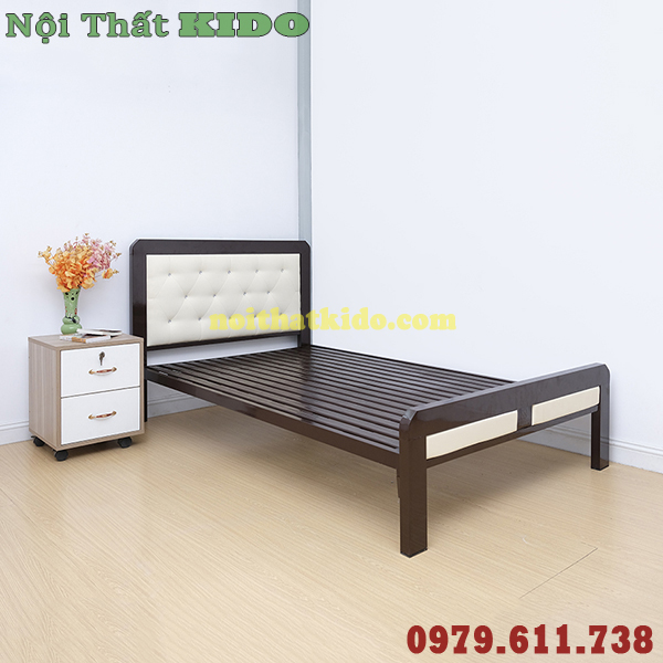 Giường sắt 1m x 2m