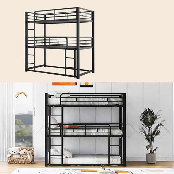 Cách chọn mua giường sắt 3 tầng phù hợp