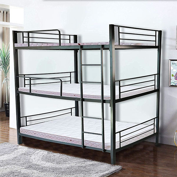 Giường sắt 3 tầng 1m2 x 2m