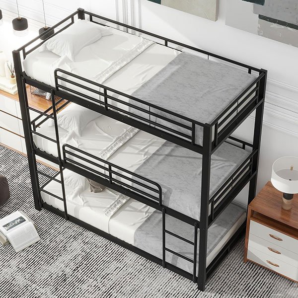 Giường sắt 3 tầng cho bé và trẻ em