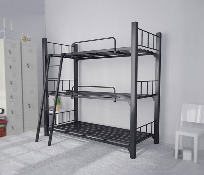 Giường sắt 3 tầng Kido màu đen