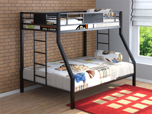 Các mẫu thiết kế giường tầng sắt 1m6 phổ biến