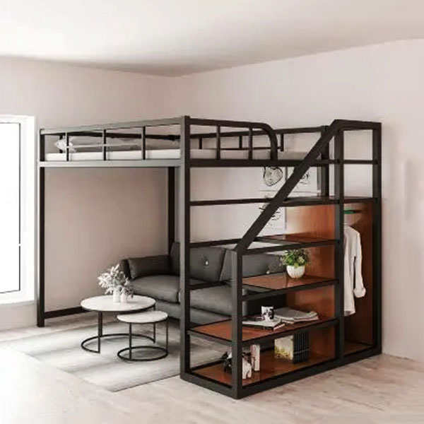 Giường sắt 1 tầng sơn tĩnh điện