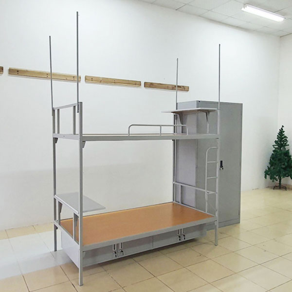Giường tầng sắt hộp đa năng