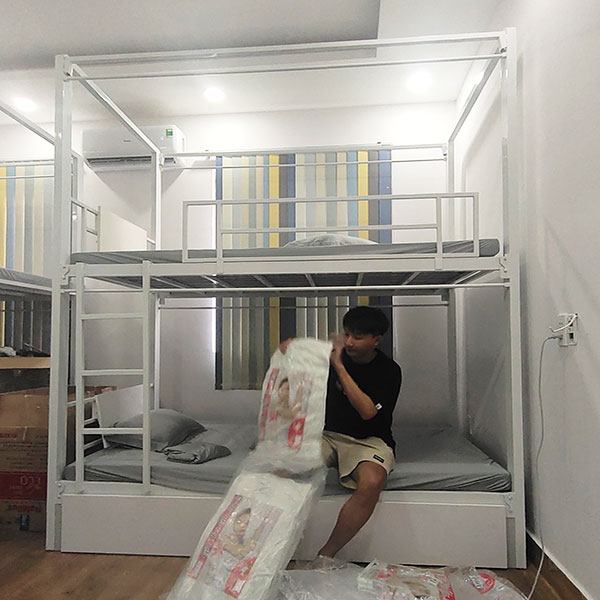 Giường tầng sắt thông minh
