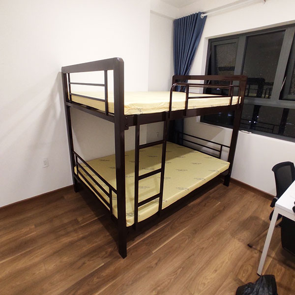 Nguyên vật liệu sản xuất giường sắt 2 tầng 1m2