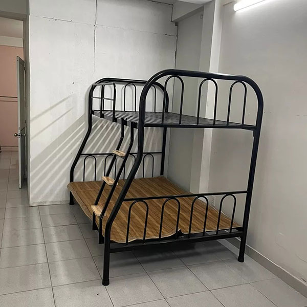 Ưu điểm nổi bật của giường tầng khung sắt ống tròn