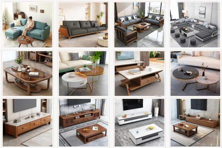 Danh mục sản phẩm nội thất đa dạng