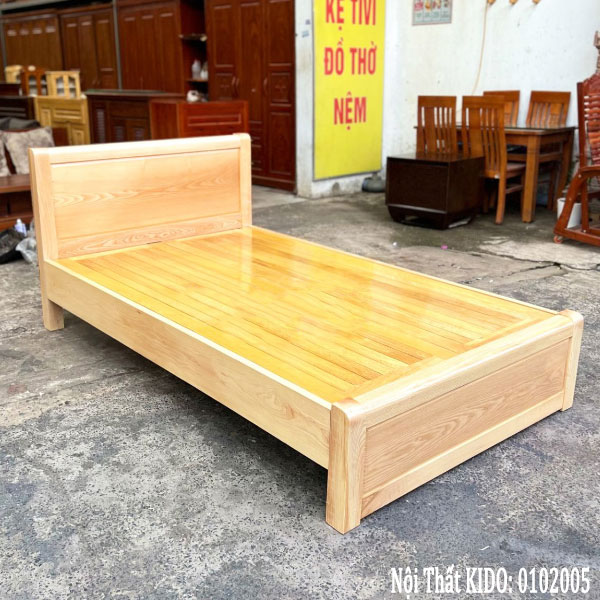 Những đặc điểm nổi bật giường đơn gỗ sồi phong cách hiện đại