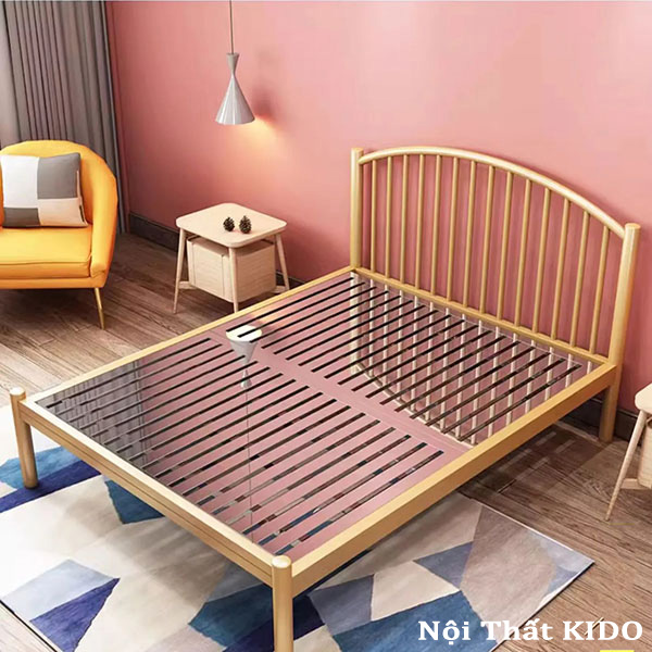 Giường inox 1m4
