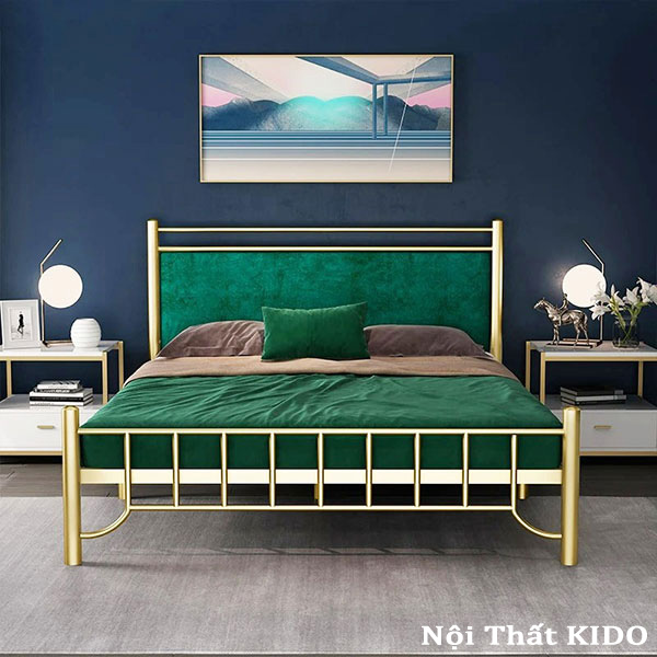 Giường inox 1m8