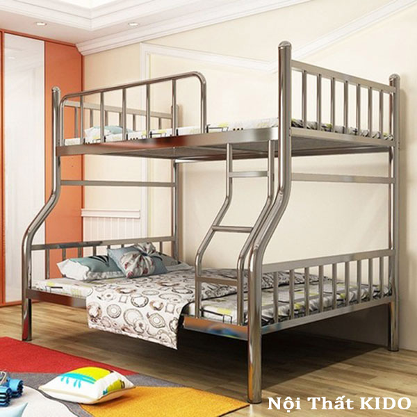 Giường inox 2 tầng – Tiết kiệm diện tích, đa chức năng