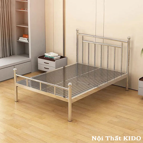Giường inox 304 – Độ bền và sáng bóng vượt trội