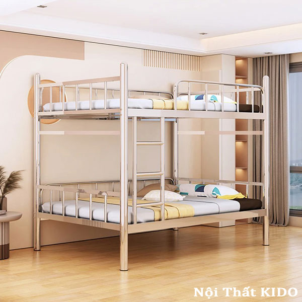 Giường inox tầng