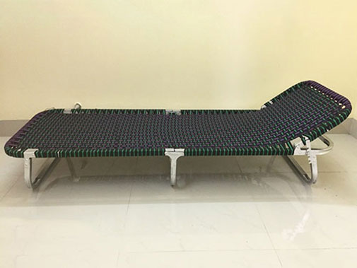 Giường inox xếp