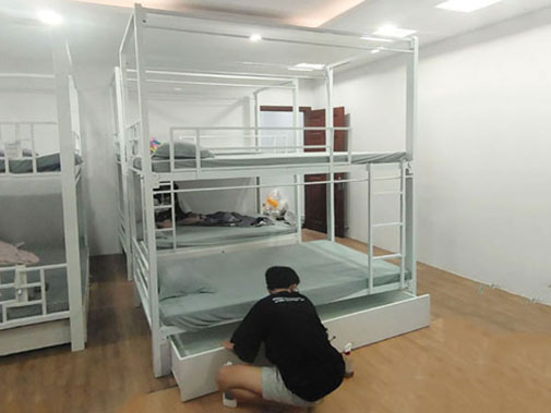 Giường sắt 2 tầng cho sinh viên và ký túc xá