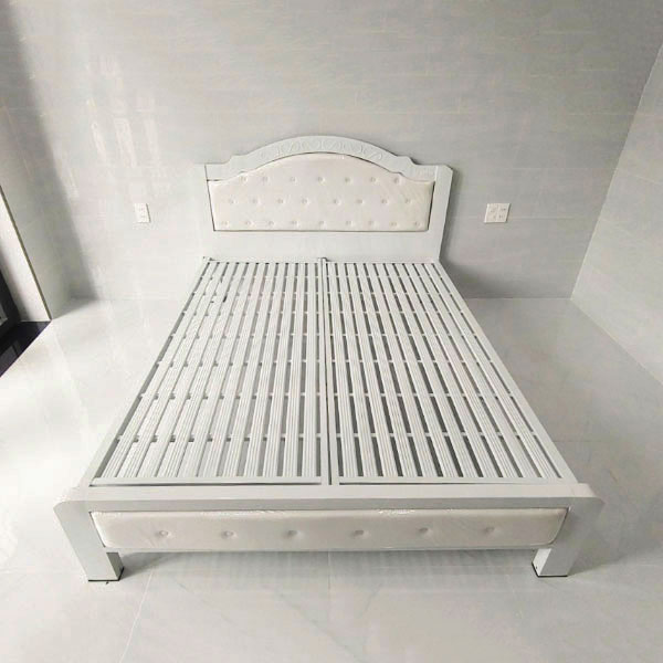 Giường sắt đôi 1m6, 1m8 cho gia đình