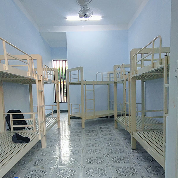 Giường sắt ký túc xá, trường học, khu công nghiệp tại Bến Tre