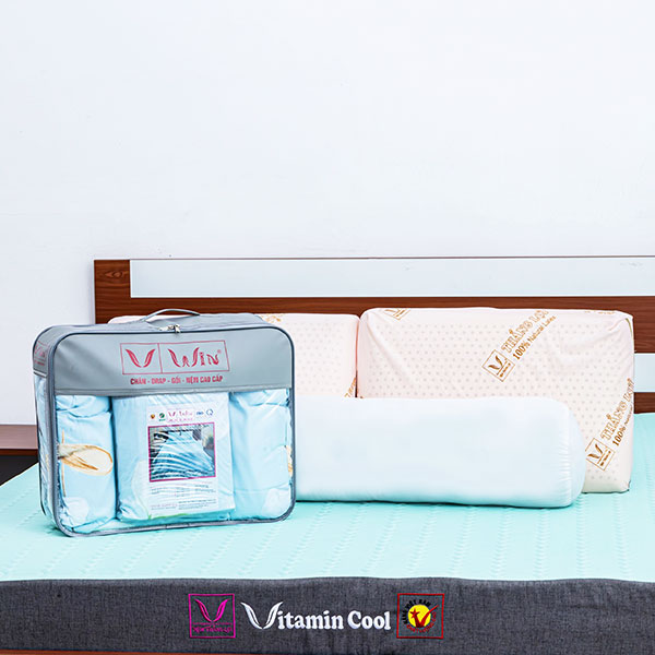 Đặt mua nệm điều hòa Vitamin Cool Grey Chính Hãng Thắng Lợi tại nội thất Kido