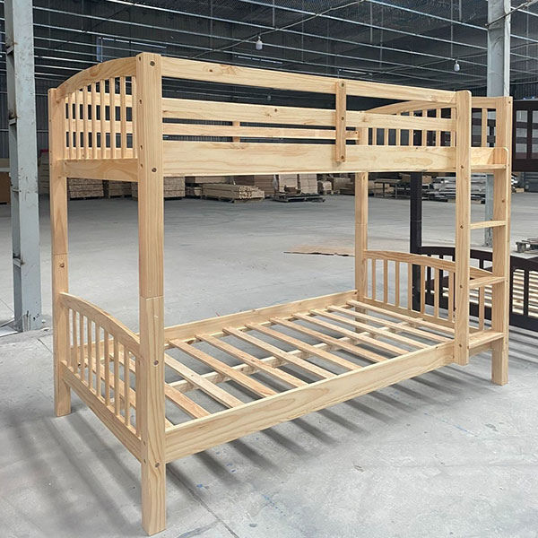 Giường tầng gỗ tự nhiên phù hợp với đối tượng nào và không gian nào