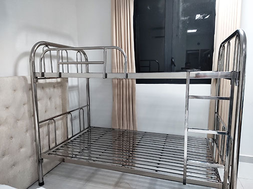 Nhận xét khách hàng đã sử dụng giường tầng inox tháo lắp đa năng