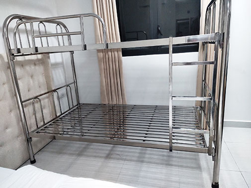 Mua giường tầng inox tháo lắp tiện ích tại Kido