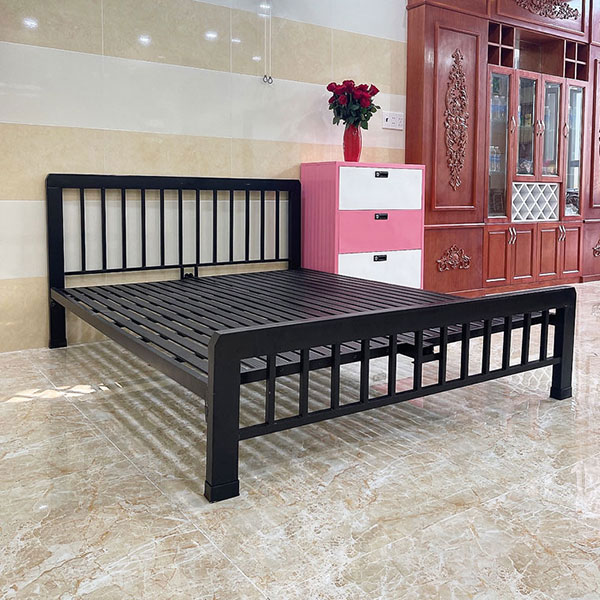Mẫu giường sắt hộp đơn giản
