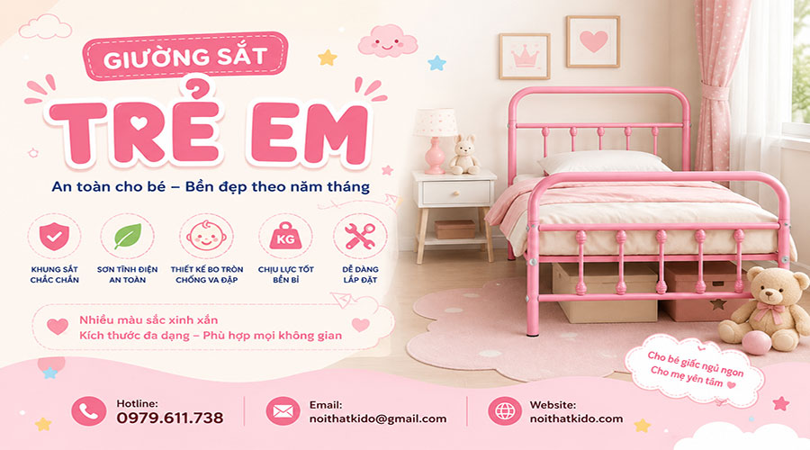 Giường sắt trẻ em