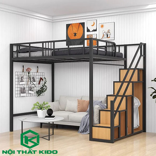 Giường sắt 1 tầng Alisson