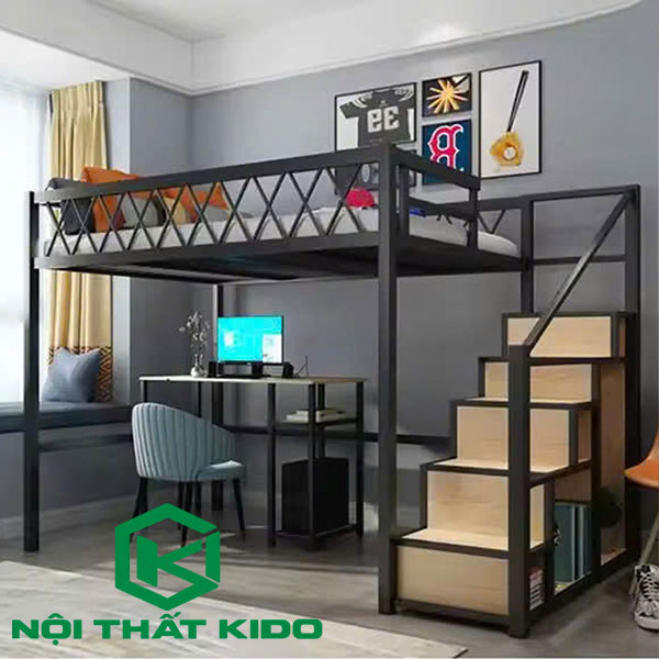 Giường sắt 1 tầng Andre